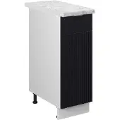 Vicco Apotheekkast Fame-Line Zwart gestreept 30 cm , WB Marmer, Model 50723