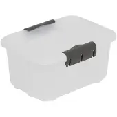 BranQ Velur, opslagcontainer van 3,6 liter met deksel, transparant