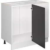 Vicco R-Line Hoekkast – 86 cm, WB Antraciet Antraciet landhuis