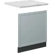 Vicco Fame-Line Frontpaneel – 60 cm, WB Marmer Licht blauw-grijs