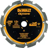 DeWalt Accessoires Cirkelzaagblad PCD laminaat/vezelcement 250x30x12t - DT1474-QZ