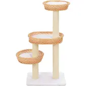 Syfax Kattenkrabpaal met sisal krabpaal natuurlijk wilgenhout