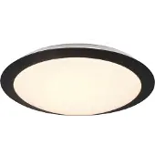 TRIO Plafonnière Umberto 29cm zwart