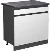 Vicco R-Line Keukenonderkast – 80 cm, WB Antraciet Wit