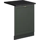 Vicco Fame-Line Vaatwasserfrontpaneel – 60 cm, WB Antraciet Groen-Goud Landhuis
