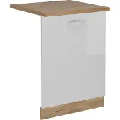Vicco R-Line Vaatwasserfrontpaneel – 60 cm, WB Eik Wit Hoogglans