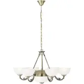 Eglo Hanglamp Savoy 6-lichts oudmessing