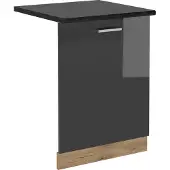 Vicco R-Line Vaatwasserfrontpaneel – 60 cm, WB Antraciet Antraciet Hoogglans