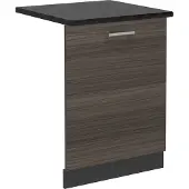 Vicco R-Line Vaatwasserfrontpaneel – 60 cm, WB Antraciet Edel grijs