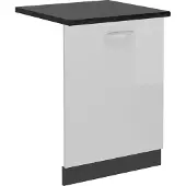 Vicco R-Line Vaatwasserfrontpaneel – 60 cm, WB Antraciet Wit Hoogglans