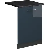 Vicco Fame-Line Vaatwasserfrontpaneel – 60 cm, WB Antraciet Donkerblauw hoogglans