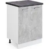 Vicco R-Line Keukenonderkast – 60 cm, WB Antraciet Beton