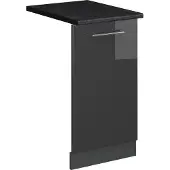 Vicco Fame-Line Vaatwasserfrontpaneel – 45 cm, WB Antraciet Antraciet Hoogglans