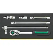 Stahlwille TCS 1/2 ZOLL-512/6 QR 96830362 Dopsleutelset