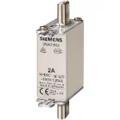 Siemens 3NA3801 Zekeringsinzetstuk Afmeting zekering : 000 6 A 500 V/AC, 250 V/DC 3 stuk(s)