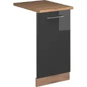 Vicco Fame-Line Vaatwasserfrontpaneel – 45 cm, WB Eik Antraciet Hoogglans