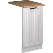 Vicco Fame-Line Vaatwasserfrontpaneel – 45 cm, WB Eik Wit Landhuis