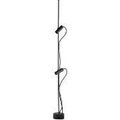 Faro CLAP 1266 Zwarte rondomverlichting, 2x6W, 3000K, 38°, artikelnummer 75705-233