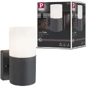 Paulmann Outd 230V Wandl Tubs grau 94649 Staande buitenlamp E27 Grijs