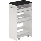 Vicco Rivo Rolplank – 30 x 84.8 cm Wit/antraciet