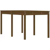 Syfax Tuintafel 159,5x82,5x76 cm massief grenenhout honingbruin