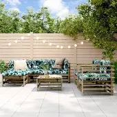 Prolenta Maison Exclusive - Tuinloungeset, 7-delig, van geïmpregneerd grenenhout