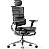Diablo - Bureaustoel V-MASTER - Ergonomische bureaustoel verstelbaar - Zwart