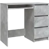 Syfax Bureau 90x45x76 cm bewerkt hout betongrijs