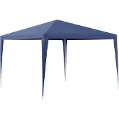 Casa.pro Paviljoen partytent waterdicht 3x3x2,55 m donkerblauw