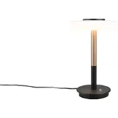 TRIO Led tafellamp Celeste wit glas
