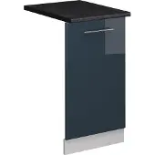 Vicco Fame-Line Vaatwasserfrontpaneel – 45 cm, WB Antraciet Donkerblauw hoogglans