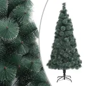 Prolenta Maison Exclusive - Kunstkerstboom met standaard, groen, 210 cm, PET