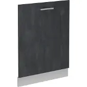 Vicco R-Line Vaatwasserfrontpaneel – 60 cm zonder werkblad Zwart beton