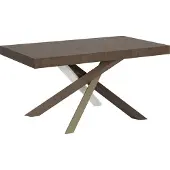 Itamoby Uitschuifbare tafel 90x160/420 cm Volantis Noce onderstel 4/C