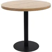 Syfax Bistrotafel 80 cm MDF lichtbruin