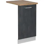 Vicco R-Line Vaatwasserfrontpaneel – 45 cm, WB Eik Zwart beton