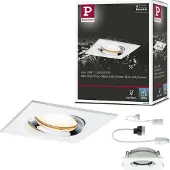 Paulmann Nova Inbouwlamp voor badkamer Halogeen GU10, GU5.3 35 W IP65 Wit (mat), Chroom