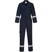 Portwest FR501 Bizflame Plus beschermende overall, marineblauw, maat S