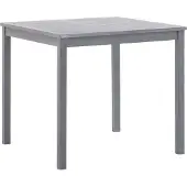 Prolenta Maison Exclusive - Tuintafel, grijs, 80x80x74 cm, massief acaciahout