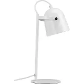 Dyberg Larsen Bureaulamp Oslo, wit / opaal, Werkkamer / Kantoor, metaal, Scandinavisch, bureaulamp