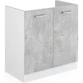 Vicco R-Line Wastafelkast – 80 cm zonder werkblad Beton