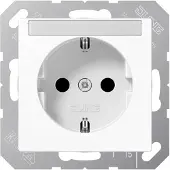 JUNG A1520BFNAWW Wandcontactdoos Inzetstuk 1-voudig Alpine-wit 1 stuk(s)