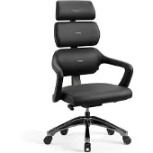 Diablo - Bureaustoel V-MODULAR - Ergonomische bureaustoel verstelbaar - Carbon Black