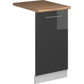 Vicco Fame-Line Vaatwasserfrontpaneel – 45 cm, WB Eik Antraciet Hoogglans