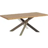 Itamoby Vaste tafel 90x180 cm Versalux ontschorste eiken poten 4/C