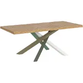 Itamoby Vaste tafel 90x200 cm Versalux ontschorste eiken poten 4/A