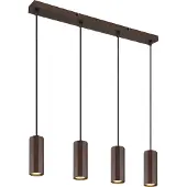 Globo Bronzen Hanglamp James 4 Lichts