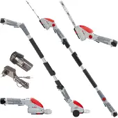 Ikra Accu-grasmaaier en -snoeischaren IGBS 1210 F | 12V | 2-in-1: grasmaaier (10 cm) en snoeischaren (20 cm) | 8 mm | inclusief accu, oplader en frame