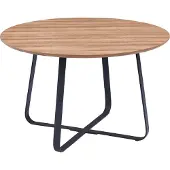 Poldimar Ronde eettafel Nole ø120 - bruin/zwart