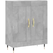 Syfax Dressoir 69,5x34x90 cm bewerkt hout betongrijs
